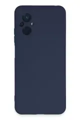 Newface Xiaomi Poco M5 Kılıf Nano İçi Kadife Silikon - Lacivert