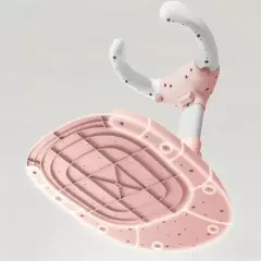 Sunup Sn-29260 Pembe Bebek Banyo Yardımcısı - Boy Ayarlı Ve Ayaklı Yıkama Standı