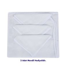 Sevi Bebe Bebek Yüz Örtüsü - Beyaz