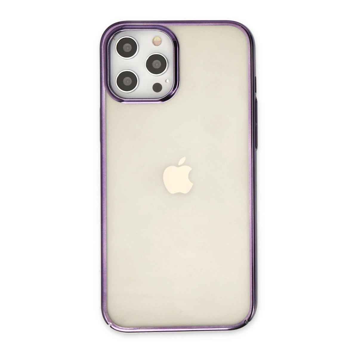 İphone 12 Pro Max Kılıf Element Silikon - Mor