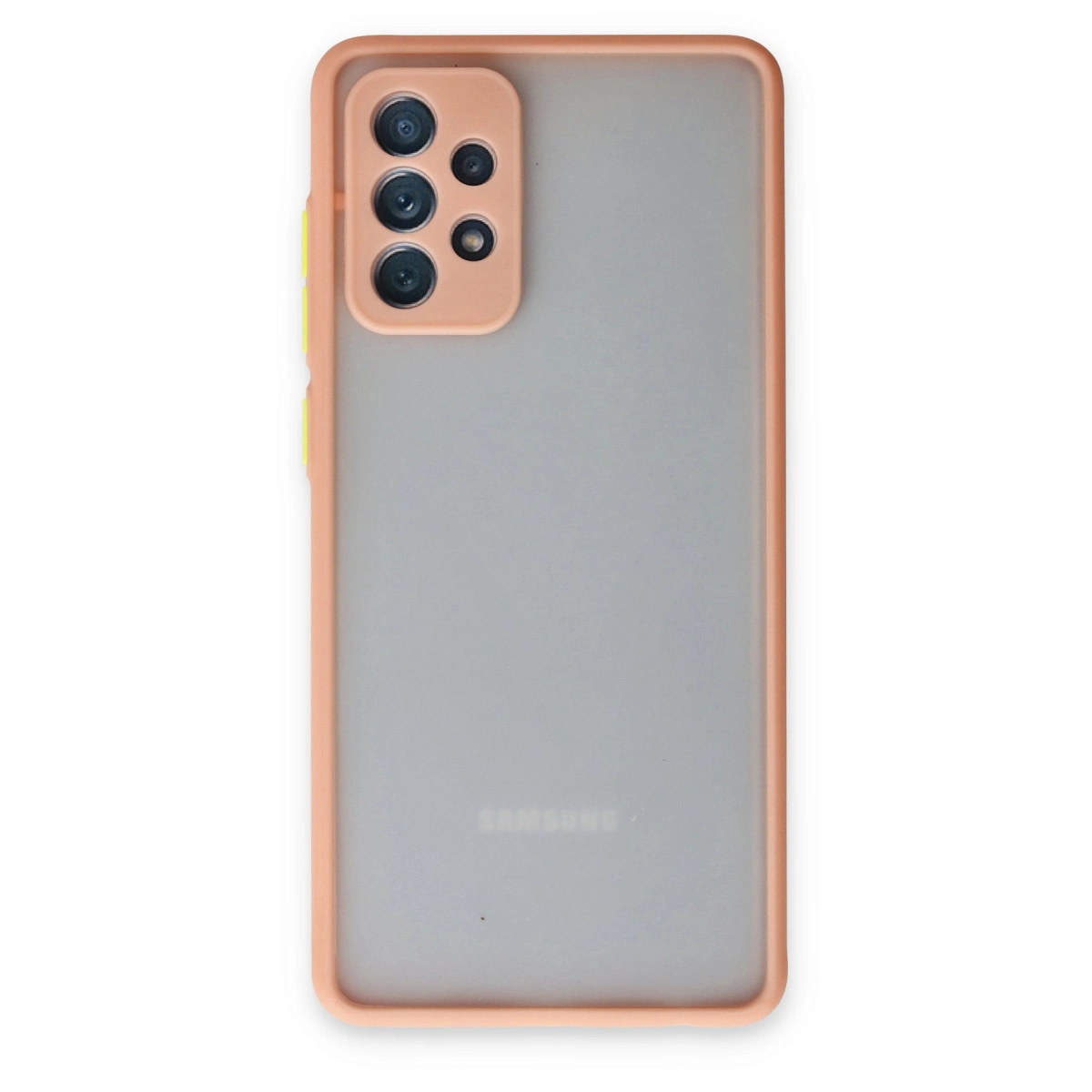 Samsung Galaxy A52 Kılıf Montreal Silikon Kapak - Pembe