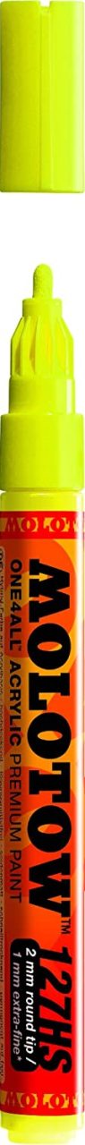 127HS 2.0mm - N:220 Fluorescent Yellow