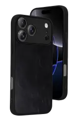 Newface Apple İphone 17 Pro Aras Deri Kapak - Siyah
