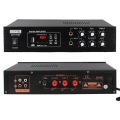 No-tel 80 W Mini Usb-sd-bluetooth 70-100 V 2 Mik. Giriş Trafolu Anfi Not-pa80