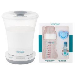 Mamajoo 3 İşlevli Buhar Sterilizatörü + Mini Hediye Seti 250 ml / Mavi