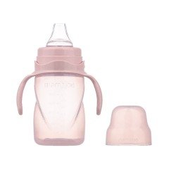Mamajoo Kulplu Akıtmaz Eğitici Bardak Powder Pink 270 ml & Anti-Kolik Bardak Ucu