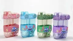 Stitch Çift Bölmeli Pipetli Suluk - Model 1