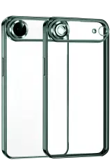 Newface Apple İphone 17 Air Razer Lensli Silikon - Yeşil
