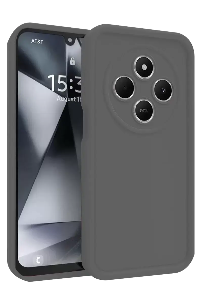 Newface Xiaomi Redmi 14c Kılıf Viera Silikon - Gri