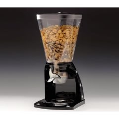 Cornflakes Aleti, Polikarbon, Çelik Aksesuarlı, Hacim 5.5 L, 25x21x h: 47 cm, Siyah
