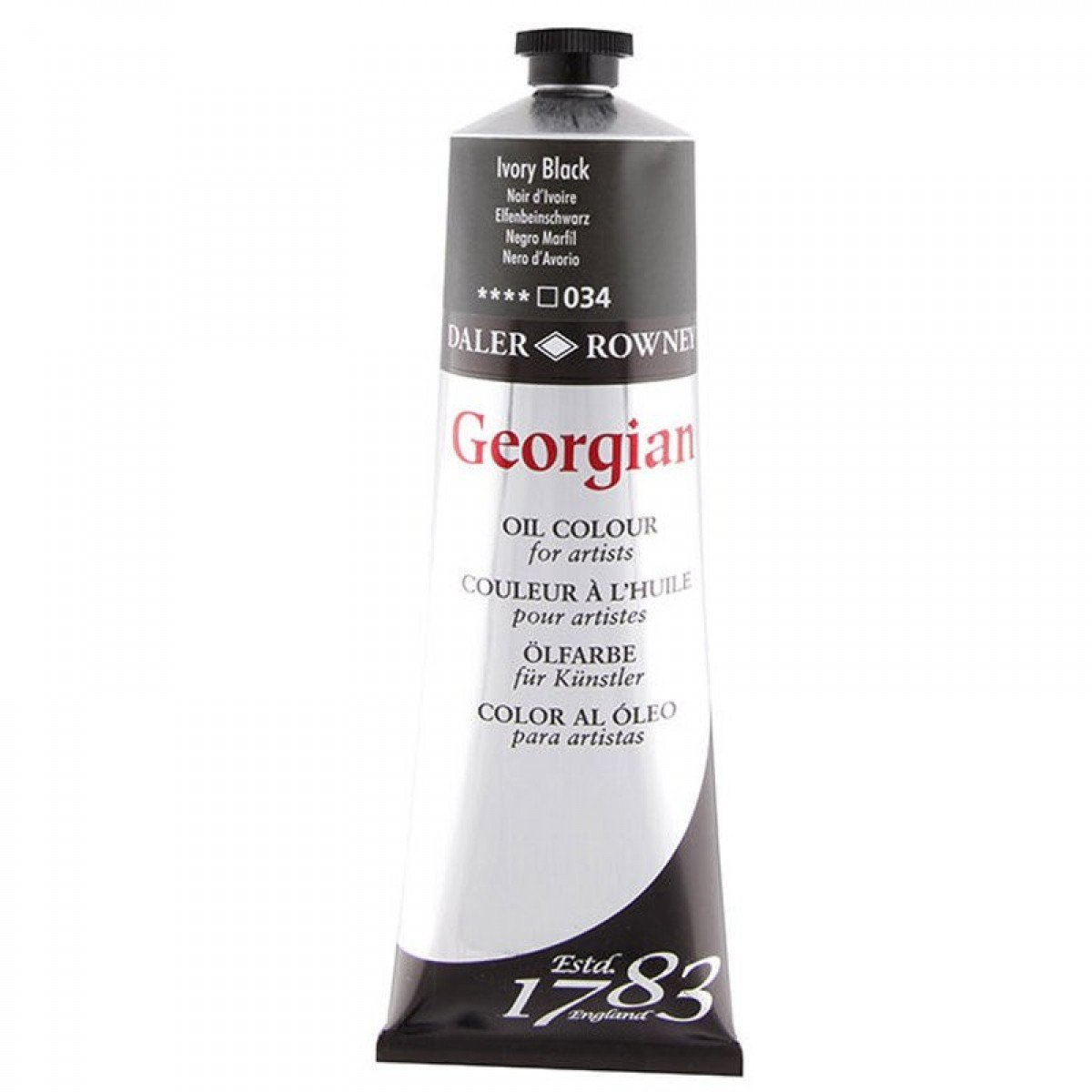 Georgian Yağlı Boya 225ml - N:034 Ivory Black