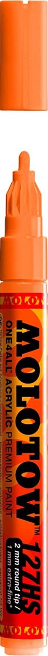 127HS 2.0mm - N:218 Fluorescent Orange