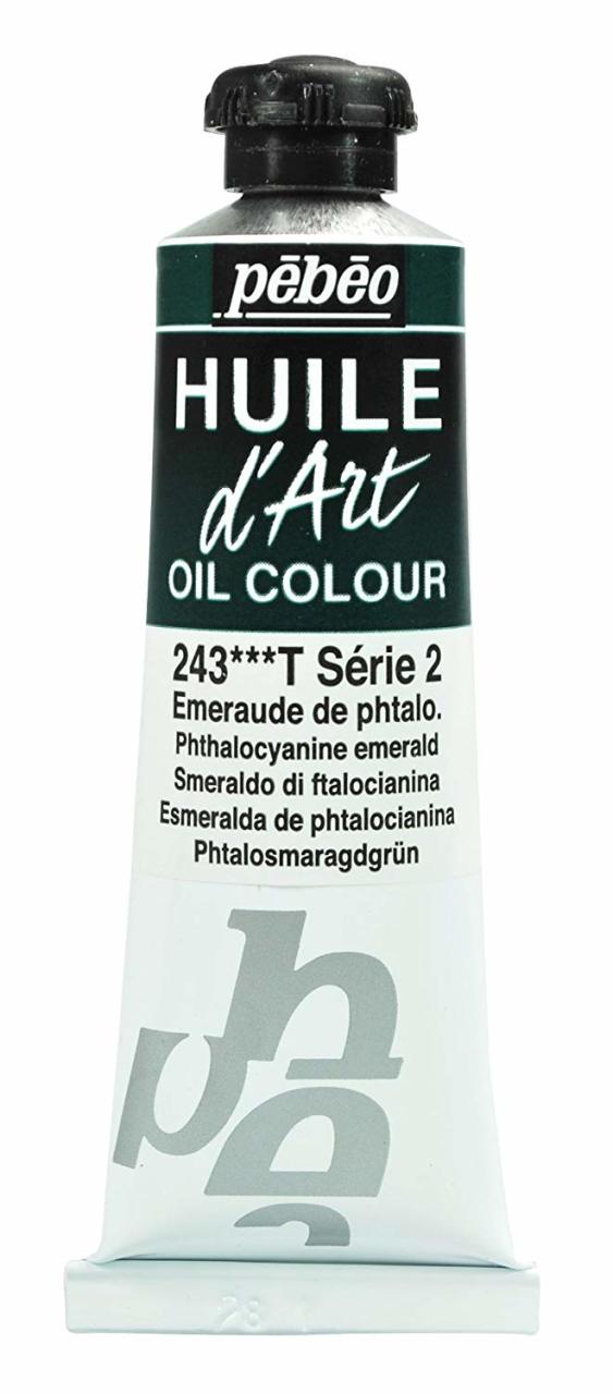 Huile Dart Yağlıboya - 37ml - Phyhalocyanine Emerald - S2 - 243