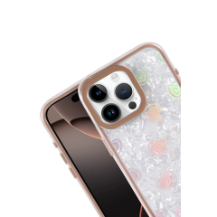 İphone 15 Pro Lumi Desenli Kapak - Çöl Titanyum
