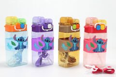 Stitch Çift Bölmeli Pipetli Suluk - Model 2