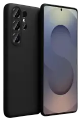 Newface Samsung Galaxy S26 Ultra Nano İçi Kadife Silikon - Siyah