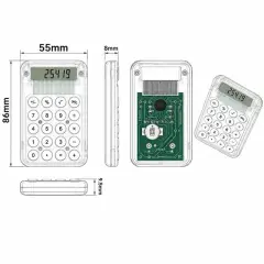 Powermaster Pm-25419 Beyaz Mini Hesap Makinesi