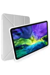 Newface Apple İpad 10.2 (8.nesil) Kılıf Kalemlikli Mars Tablet Kılıfı - Gri