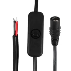 Powermaster Pm-26710 Anahtarlı  5.5*2.5 Mm Uç Dc Kablo 30 Cm