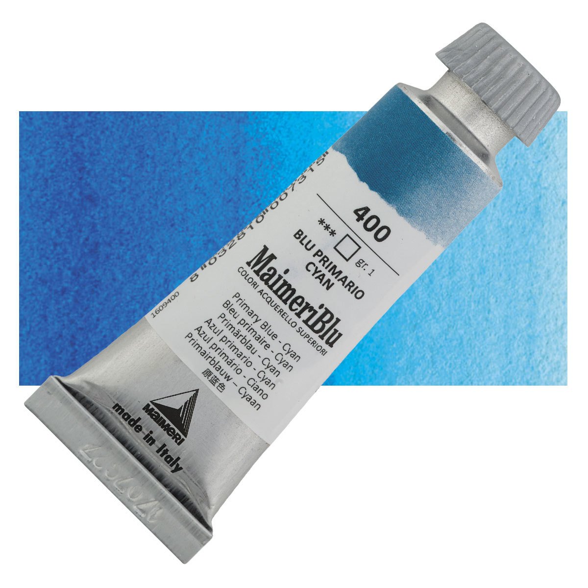 Blu Tüp Suluboya 12ml N:400 Primary Blue (Cyan)