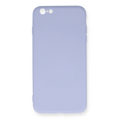 İphone 6 Plus Kılıf Nano İçi Kadife Silikon - Lila