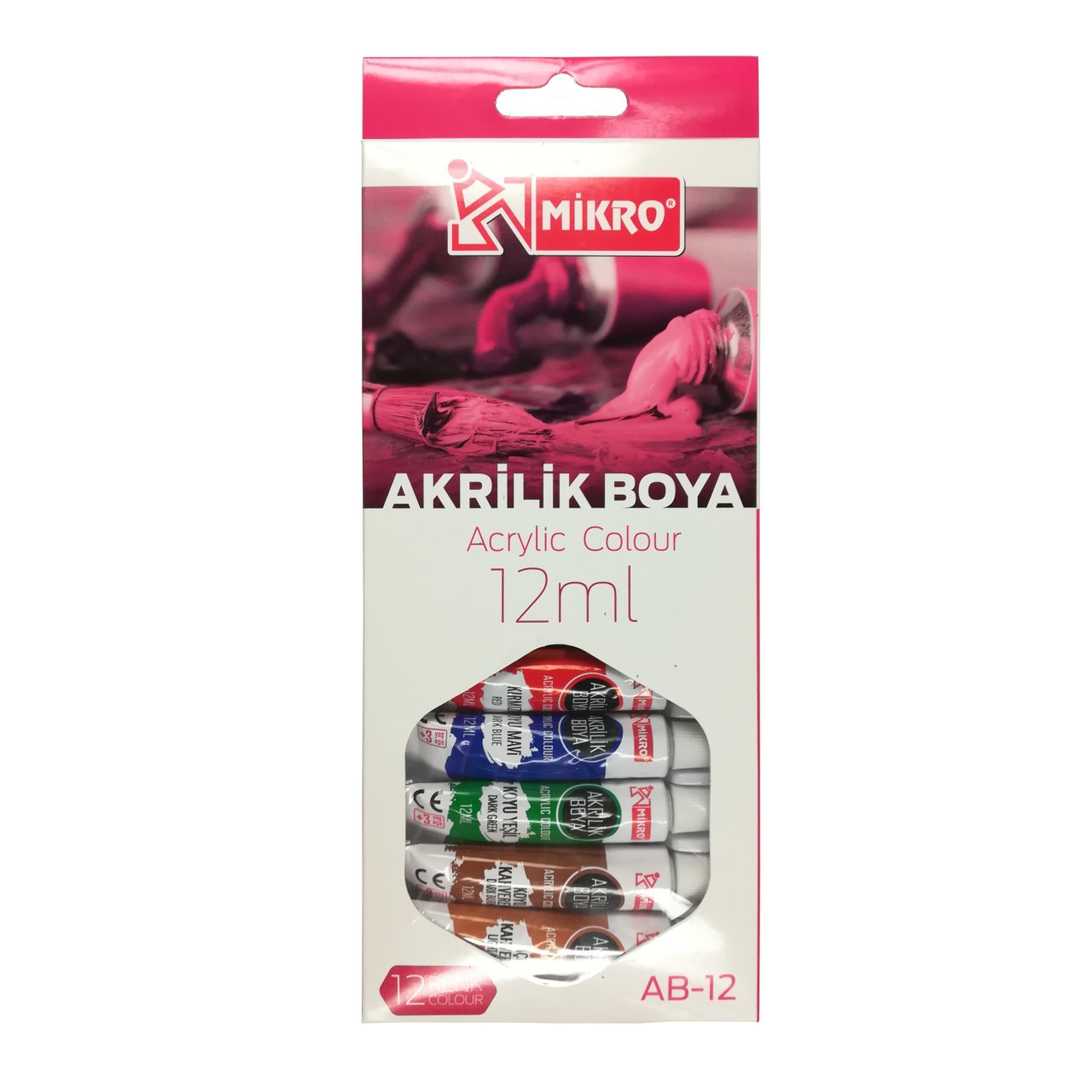 Mikro Akrilik Boya 12x12ml