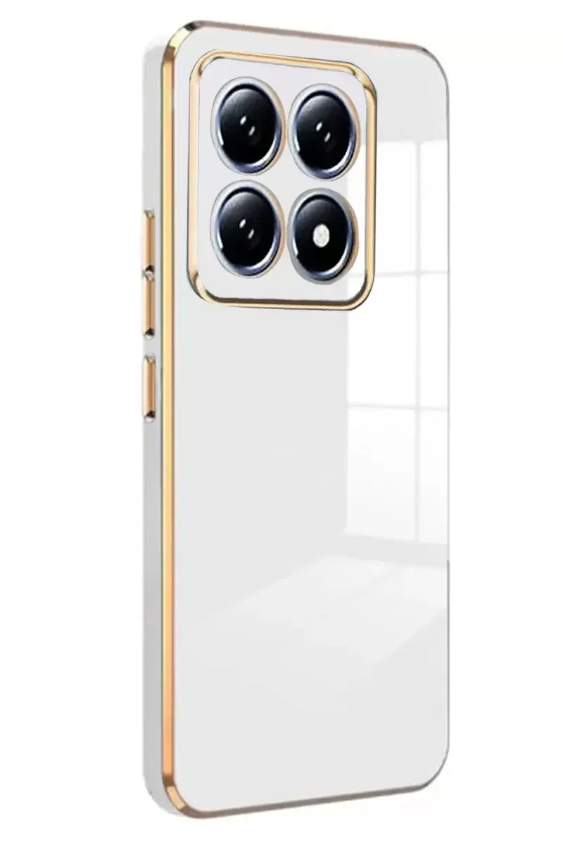 Newface Xiaomi Mi 14t Pro Volet Silikon - Beyaz