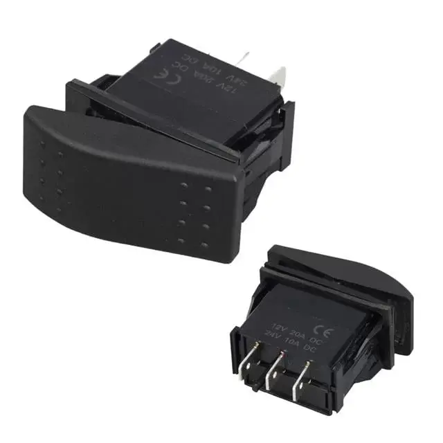 Powermaster Sembolsüz Işıksız 3 Pinli On-off 12-24v Marin Switch