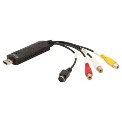 Powermaster Rca Analog S-video Ses Capture Card 720p Easycap Usb 2.0