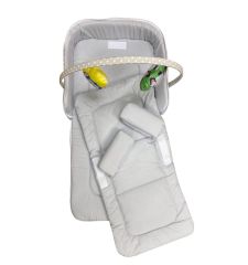 Jusso Çok Amaçlı Portatif Bebek Yatağı 75x40 Cm - Gri
