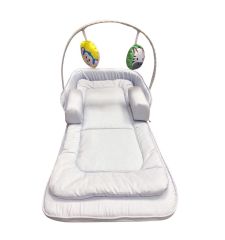 Jusso Çok Amaçlı Portatif Bebek Yatağı 75x40 Cm - Gri