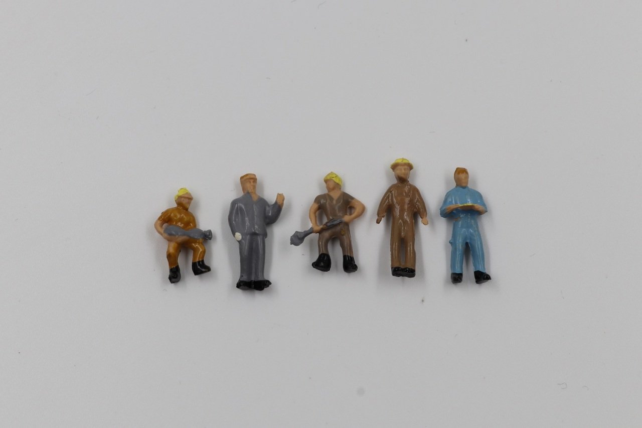 Maket Çalışan İnsan Figürü 5'li - 1/87