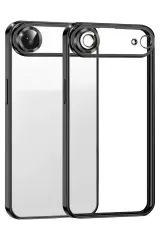 Newface Apple İphone 17 Air Razer Lensli Silikon - Siyah