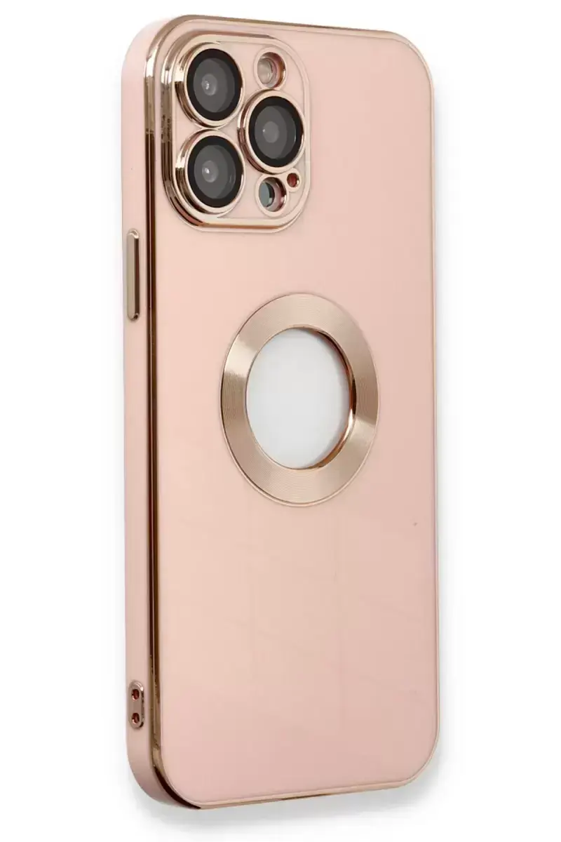 Newface İphone 13 Pro Max Kılıf Store Silikon - Pembe