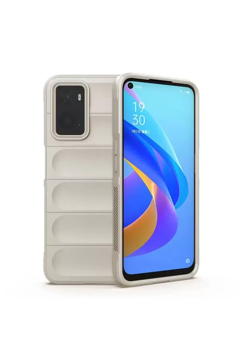 Newface Realme 9i 4g Kılıf Optimum Silikon - Krem