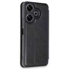 Xiaomi Redmi 13 4g Kılıf Flip Cover - Siyah