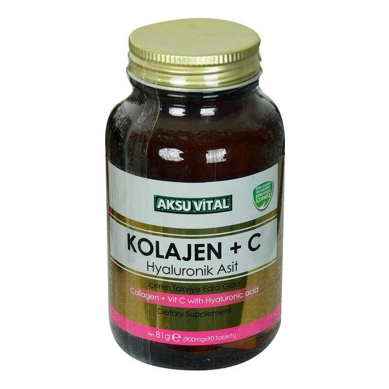 Shiffa Home Kolajen+ C Hyaluronik Asit Diyet Takviyesi 900 Mg x 90 Tablet