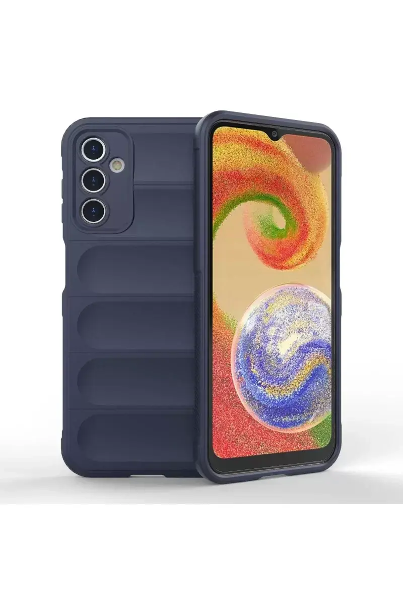 Newface Samsung Galaxy A14 4g Kılıf Optimum Silikon - Lacivert