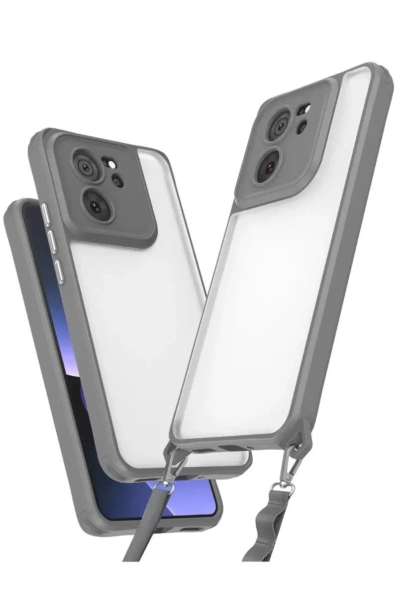 Newface Xiaomi Mi 13t Pro Kılıf Penta Silikon Kılıf - Titan Gri