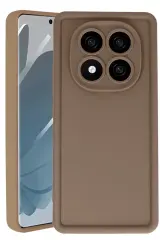 Newface Xiaomi Redmi Note 14 Pro 4g Kılıf Viera Silikon - Kahverengi