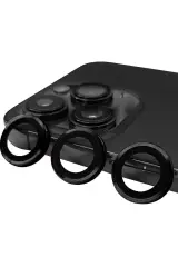Newface Apple İphone 14 Pro Max Raze Metal Kamera Lens - Siyah