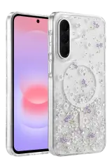 Onegif Samsung Galaxy A56 Misk Simli Magsafe Kapak - Desen 2