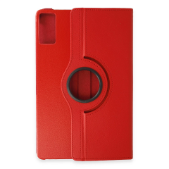 Xiaomi Redmi Pad Se Kılıf 360 Tablet Deri Kılıf - Kırmızı