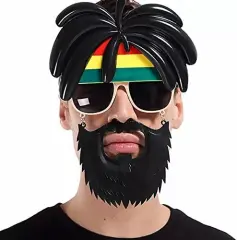 Rasta Peruklu Bob Marley Parti Gözlüğü