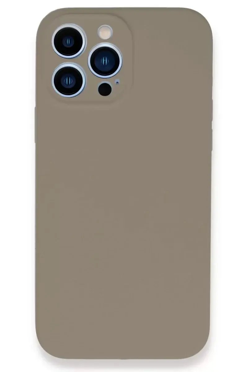 Newface İphone 13 Pro Max Kılıf Lansman Legant Silikon - Bej