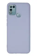 Newface İnfinix Hot 10 Play Kılıf Nano İçi Kadife Silikon - Lila