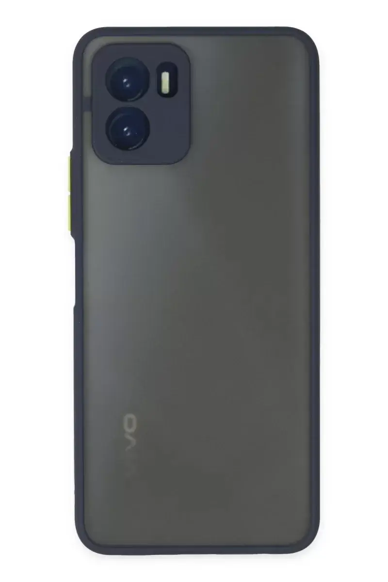 Newface Vivo Y15s Kılıf Montreal Silikon Kapak - Lacivert