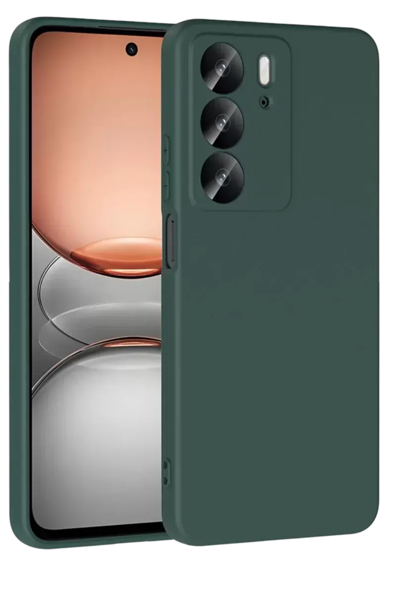 Newface Realme C75 4g First Silikon - Koyu Yeşil