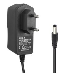 Powermaster Pm-8118 12 Volt - 1 Amper 5.5*2.5 Mm Uçlu Plastik Kasa Priz Tipi Adaptör