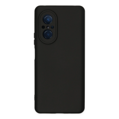 Huawei Nova 9 Se Kılıf Nano İçi Kadife Silikon - Siyah